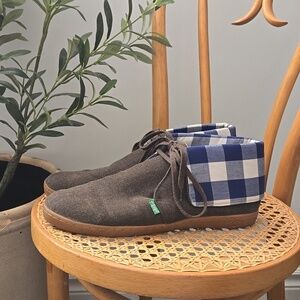 Keep Canvas/Woven Tartan Trainer Shoes